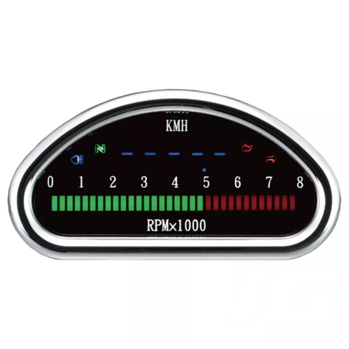 Speedometer and Tachometer With Indicator Lights For Motorcycle
